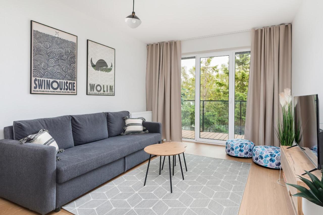 Wellness Resort Apartments Dziwnow Riverfront By Noclegi Renters Ngoại thất bức ảnh